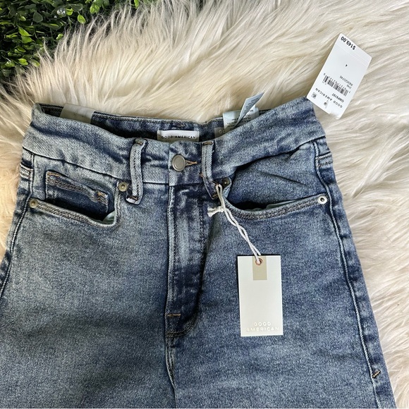 Nwt Good Waist Palazzo indigo Blue Jeans - Picture 3 of 9